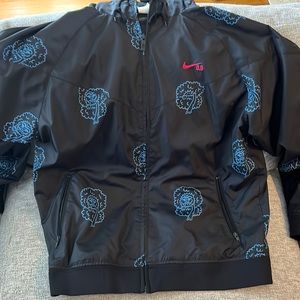 Nike hooded full zip windbreaker